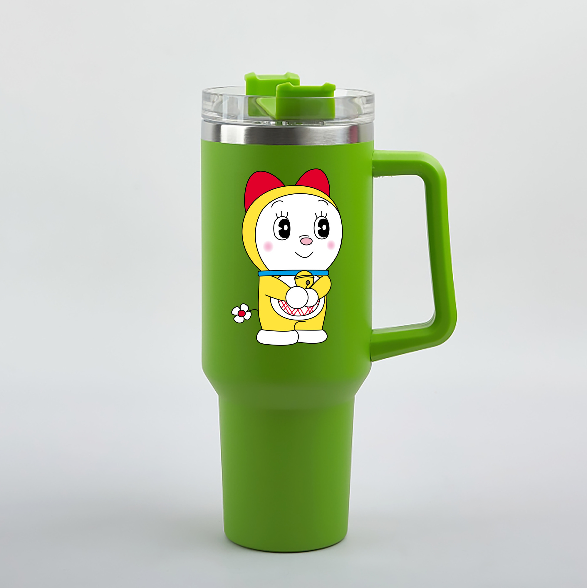 （画像用） ドラえもん ドラミ Doraemon Dorami 1200mL車用タンブラー（カラープリント）